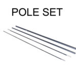 advertising flag pole set