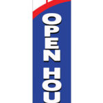 open house advertising flag