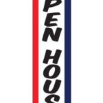 open house advertising flag