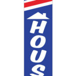 open house advertising flag